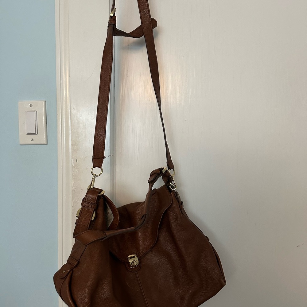 Banana Republic Brown Leather Shoulder Bag